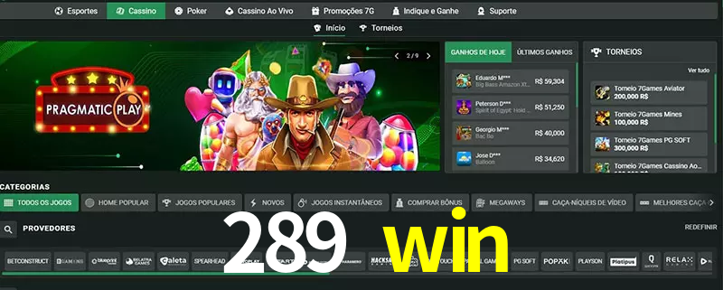 cassino 289 win